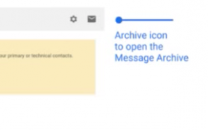 Google Merchant Center message notification